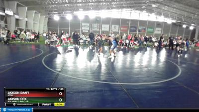 160 lbs Round 1 - Jaxson Cox, Roy Wrestling Club vs Jaxson Saafi, Utah