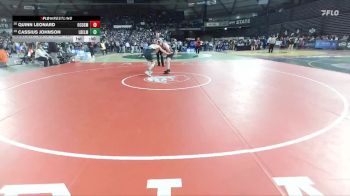 Boys 1B/2B 150 Cons. Round 1 - Quinn Leonard, Ocosta vs Cassius Johnson, Liberty Bell