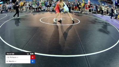 215 lbs Rnd Of 128 - Soren Pirhoun, VA vs Hayden Martin, AK