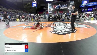 285 lbs Rnd Of 128 - Kade West, WA vs Nick Hutchins, AZ