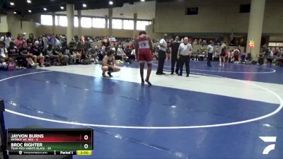 215 lbs Round 3 (6 Team) - Broc Righter, Team Rich Habits Black vs Jayvon Burns, Patriot WC Red