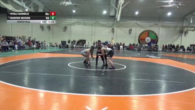 184 lbs Semifinal - Vitali Daniels, Washington & Jefferson vs Hunter Moore, Roanoke College