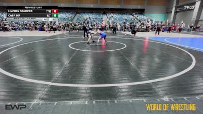 70 lbs 5th Place - Lincoln Sanders, Team Tulsa Wrestling Club vs Casa Du, Mat Demon Wrestling Club