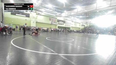 144 lbs Champ. Round 1 - Alexander Naranjo, FREMONT vs Oli Zimbron, SAN PEDRO