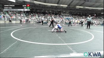 83 lbs Consi Of 16 #2 - Asher Jordan, Carl Albert vs Chevy Hill, Noble Takedown Club