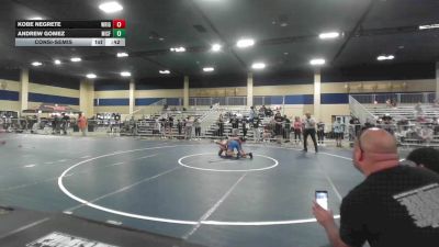 126 lbs Consolation - Kobe Negrete, Wright Wreslting Academy vs Andrew Gomez, Misfits