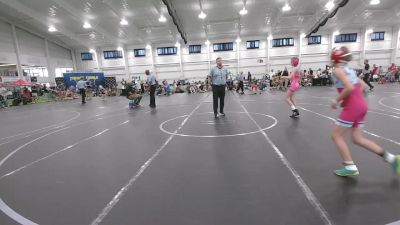 80-90 lbs Round 2 - Aria Kirk, Crossroads Wrestling vs Esther Wernersbach, Central Kentucky Wrestling Club