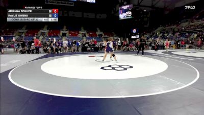 155 lbs Cons. Sub-rd Of 32 - Arianna Fowler, OH vs Kaylie Owens, AR
