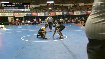 165 lbs Semis & Wb (16 Team) - Tallion Elliott, Marymount vs Nicholas Menjivar, Greensboro College