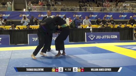 William James Coyner vs Thomas Ballentine 2026 Pan Jiu Jitsu IBJJF Championship