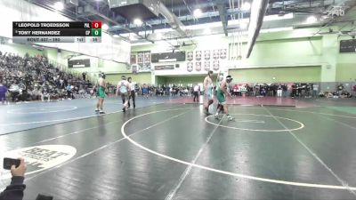 190 lbs Cons. Round 3 - Leopold Troedsson, Palisades vs Tony Hernandez, CANOGA PARK