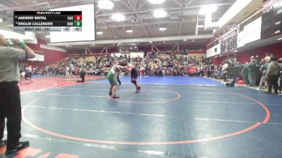 287 lbs Cons. Round 4 - Knolin Callender, Eureka vs Andrew Brital, El Cerrito