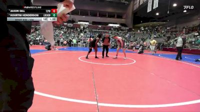 138 lbs Cons. Semi - Kourtni Henderson, Little Rock Central High School Wrestling vs Jaxon Gill, Team Zulpo Perryville Wrestling