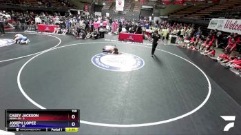 150 lbs Round 3 (16 Team) - Casey Jackson, MDWA-FR vs Joseph Lopez, SJWA-FR