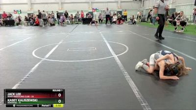 48 lbs Round 1 - Jack Lee, NOVA Wrestling Club vs Kasey Kaliszewski, Donahue