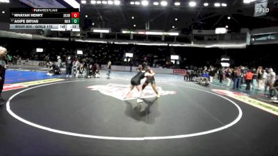 Girls 170 lbs Cons. Round 5 - Nivayah Henry, Skyview (Girls) vs Aoife Bryan, Ingraham (Girls)