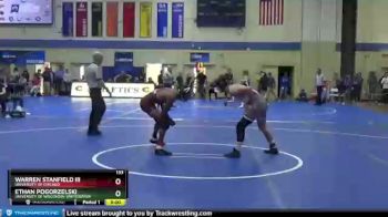 133 lbs 7th Place Match - Ethan Pogorzelski, University Of Wisconsin-Whitewater vs Warren Stanfield III, University Of Chicago