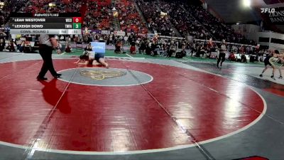 G 132 lbs Cons. Round 2 - Leah Westover, West Side vs Lexeigh Dowd, Twin Falls