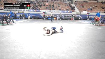 122-D2 Champ. Round 1 - Alexander Curtis, Cienega High School vs Sebastian Albright, Paradise Valley High School