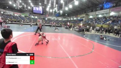 50 lbs Consolation - Peyton Chelewski, Colorado Outlaws vs James Devaul, Pikes Peak Warriors