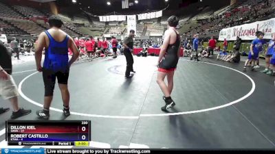 220 lbs Round 2 (16 Team) - Dillon Kiel, SAWA vs Robert Castillo, KTWA