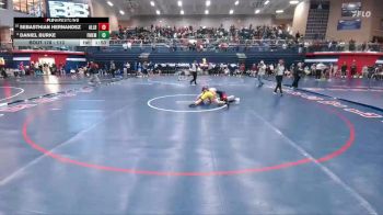 113 lbs Round 2 - Daniel Burke, Frisco Memorial vs Sebasthian Hernandez, Allen Blue