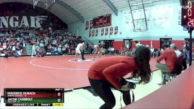 150 lbs Semis & Wb (16 Team) - Maverick Dubach, Adams Central vs Jacob Casebolt, Tell City