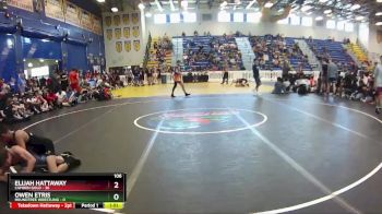 106 lbs Champ Round 1 (16 Team) - Owen Etris, Roundtree Wrestling vs Elijah Hattaway, Camden Gold