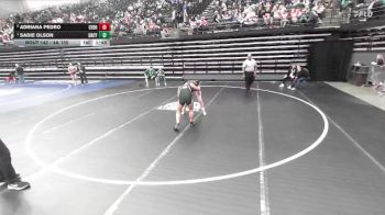4A 155 lbs Quarterfinal - Sadie Olson, Green Canyon vs Adriana Pedro, Cedar City