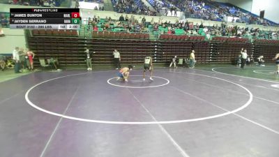 113 lbs Consi Of 8 #1 - James Bunton, Marlboro County vs Jayden Serrano, Hanahan