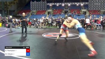 195 lbs Cons 8 #1 - Anders Thompson, Montana vs Mason Villwok, Nebraska