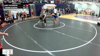 145 lbs. Champ. Round 2 - Hayden Scorfina, Troy Buchanan vs Lainey Richardson, Hillsboro