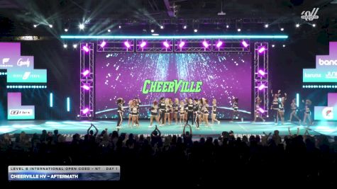 CheerVille HV - Aftermath [2026 L6 International Open Coed - NT Day 1] 2026 CHEERSPORT National All Star Cheerleading Championship