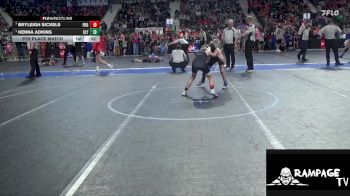 80 lbs 5th Place Match - Bryleigh Sickels, Frontenac vs Kenna Adkins, Slyfox