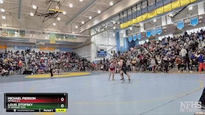 106 lbs Cons. Round 2 - Louis Zitofsky, St Georges Tech vs Michael Pierson, Smyrna H S