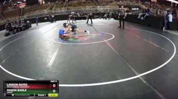 144 lbs Cons. Round 7 - LANDON BATES, Palm Harbor University vs Mason Basile, Jesuit