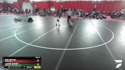 60 lbs Round 1 - Lainee Baker, Freedom Wrestling Club vs Zoe Bethel, Wisconsin