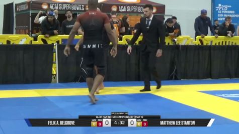 Matthew Lee Stanton vs Felix A. Belgrove 2026 Pan IBJJF Jiu-Jitsu No-Gi Championship