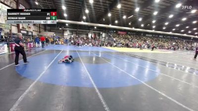 60 lbs Cons. Round 5 - Roman Bahr, American Outlaws Wrestling vs Barrett Reeder, Huntley Project (Worden)