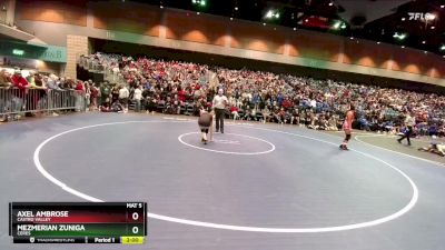 135 lbs Champ. Round 1 - Mezmerian Zuniga, Ceres vs Axel Ambrose, Castro Valley