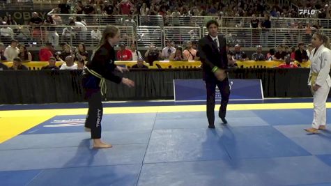 Taylor Elizabeth Brock vs Alexandra Sendeckaya 2025 Pan Kids Jiu-Jitsu IBJJF Championship
