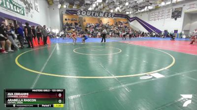 125 Girls Quarterfinal - Arabella Rascon, Central Union vs Ava Ebrahimi, Cathedral Catholic