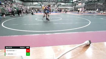 137-153 lbs Cons. Semi - Brady Grennan, UW Platteville vs Coby Windle, Backyard Brawlers - Midwest