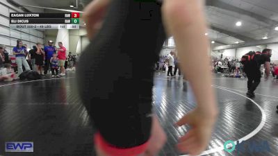 49 lbs Final - Eagan Luxton, Raw Wrestling Club vs Eli Dicus, Raw Wrestling Club