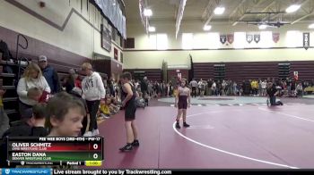 PW-17 lbs Cons. Round 1 - Oliver Schmitz, Lynx Wrestling Club vs Easton Dana, Denver Wrestling Club