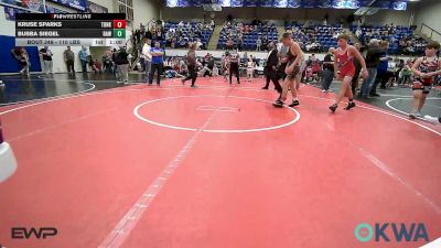 110 lbs Rr Rnd 4 - Kruse Sparks, Tonkawa Takedown Club vs Bubba Siegel, Raw Wrestling Club