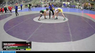 140 lbs Semis & 1st Wrestleback (8 Team) - Ross Mckinney, Crook County vs Jacob Landtroop, Sweet Home