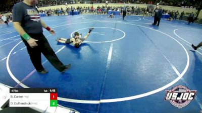 67 lbs Round Of 32 - Beckett Carter, Piedmont vs Dreyson Duffendack, Randall Youth Wrestling Club