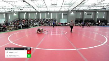 113 lbs Round Of 16 - Dylan Meyers, Ridgefield vs Georgios Sezenias, Ellis Tech