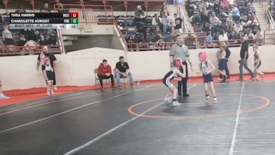 45_G lbs Consi Of 8 #1 - Thea Harris, Westmont Hilltop vs Charolette Aungst, Pine Grove